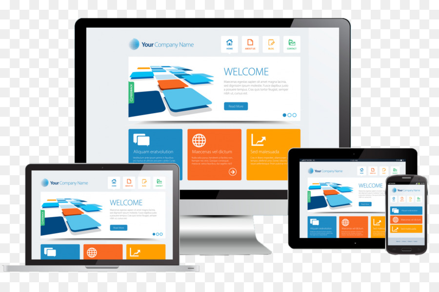 El Diseño Web Responsivo，Diseño Web PNG