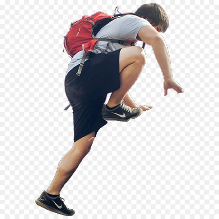 Hombre Saltando，Mochila PNG