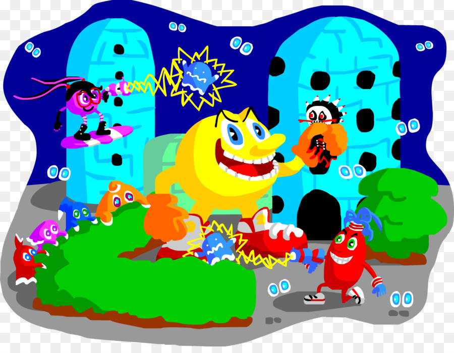 Pacman，Pacman Y Las Aventuras Fantasmales 2 PNG