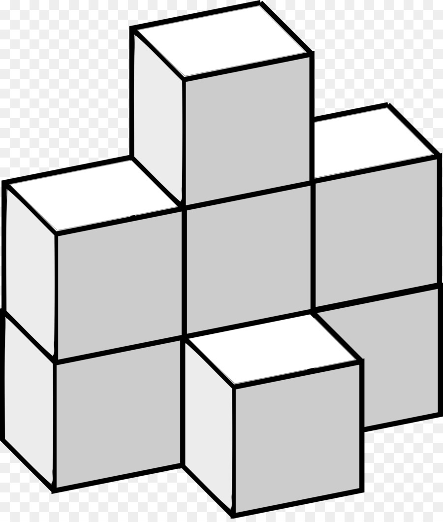 Cubos 3d，Bloques PNG