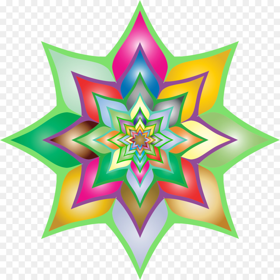 Estrella Colorida，Diseño PNG