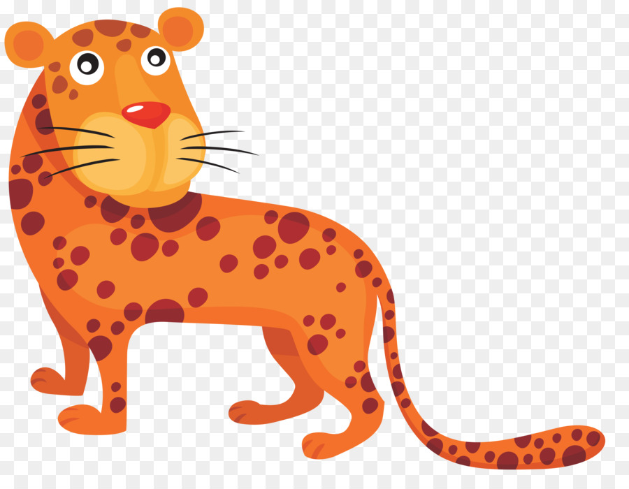 Leopardo De Dibujos Animados，Leopardo PNG