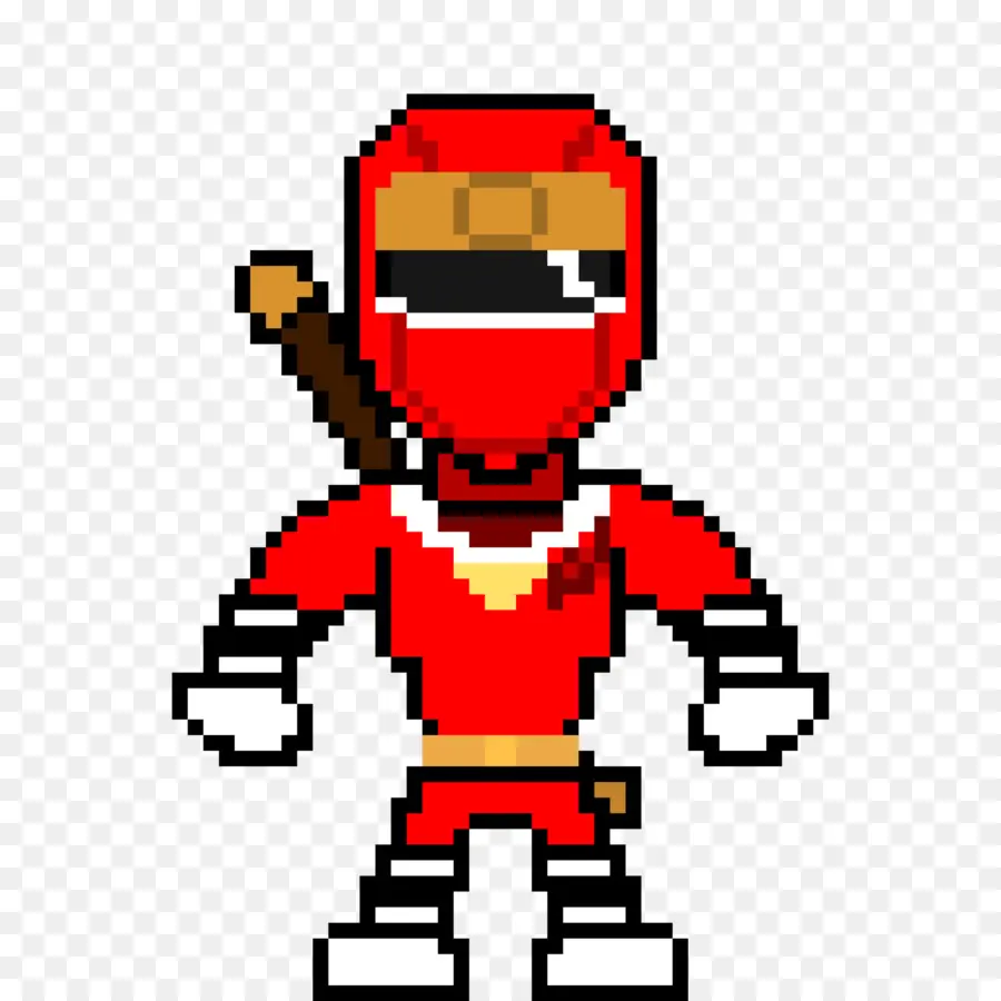Ranger Rojo，Sprite PNG