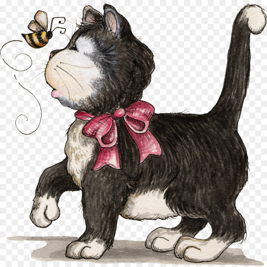 Gato Con Abeja，Arco PNG