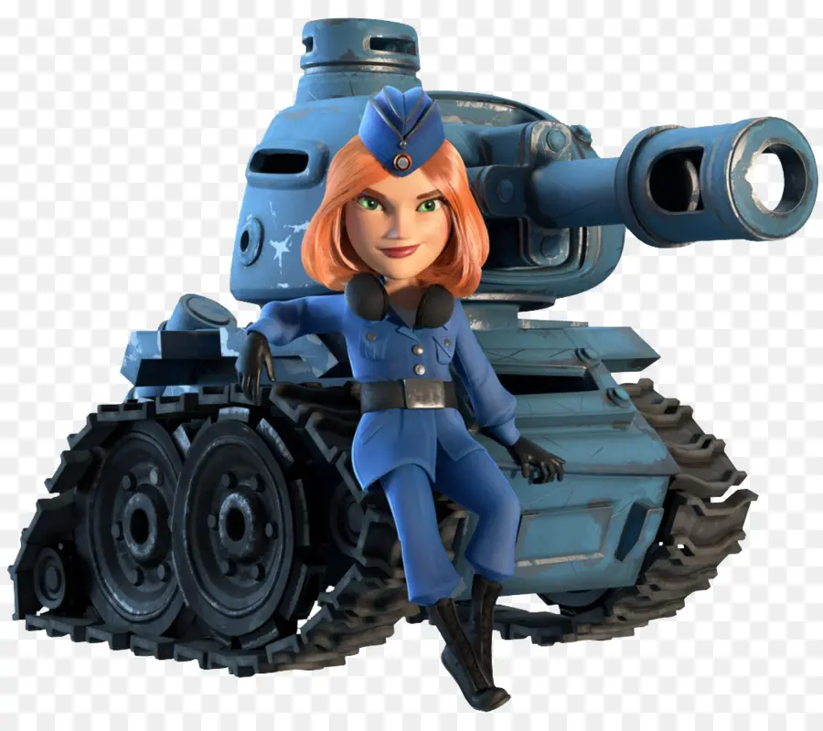 Tanque，Azul PNG