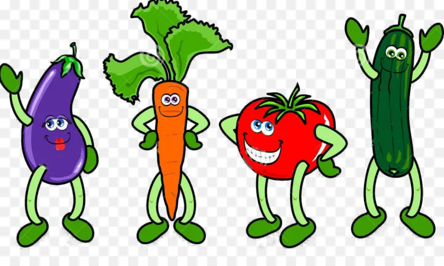 Verduras De Dibujos Animados，Lindo PNG