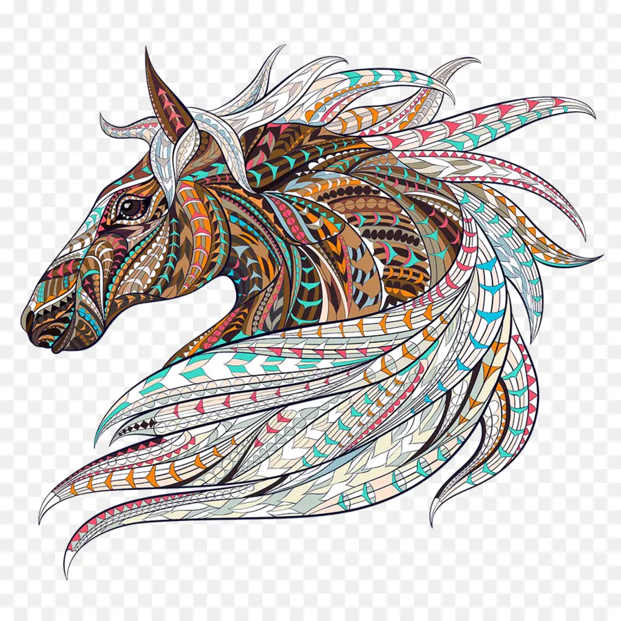 Caballo，Libro De Colorear PNG