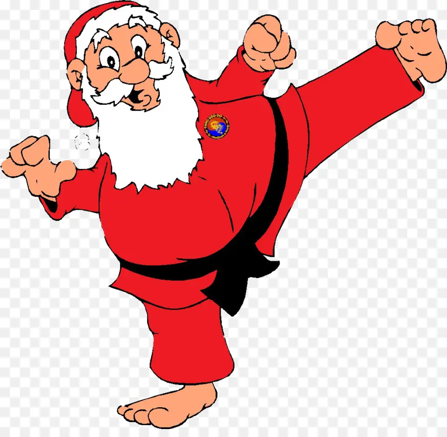 Taekwondo，Santa Claus PNG