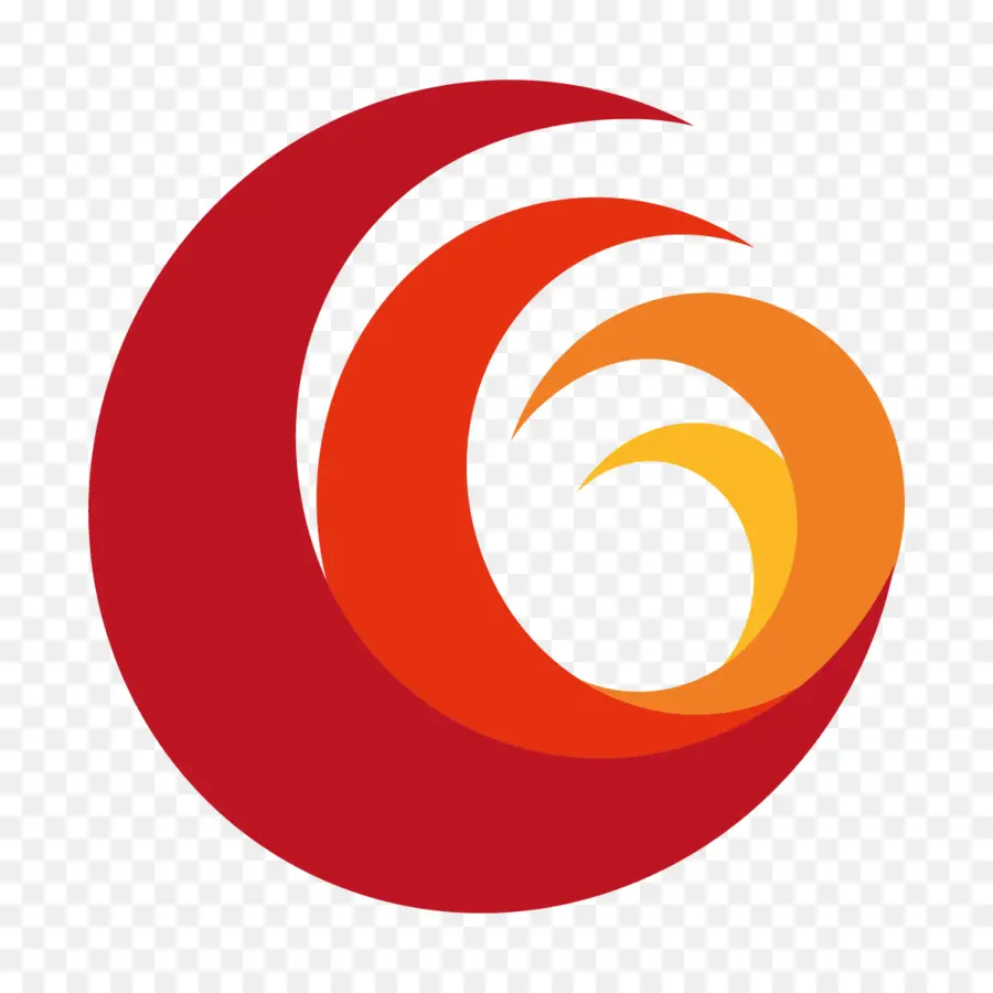 Logotipo Rojo Y Naranja，Remolino PNG