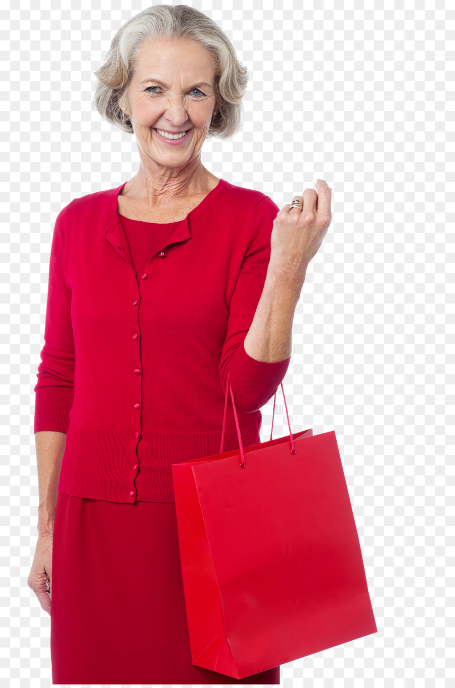 Mujer Con Bolsa De Compras，Compras PNG