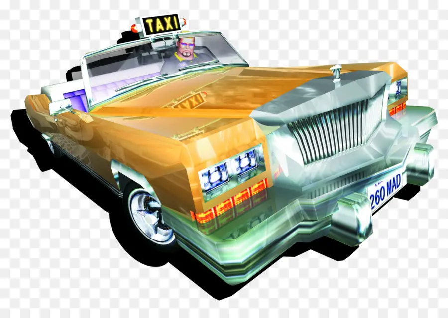 Crazy Taxi，Crazy Taxi 3 De Rodillos De Alta PNG