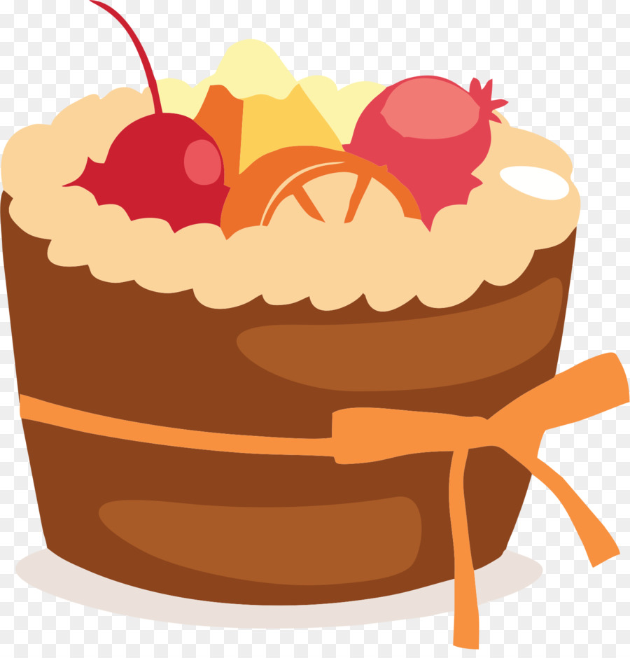 Pastel De Frutas，Postre PNG