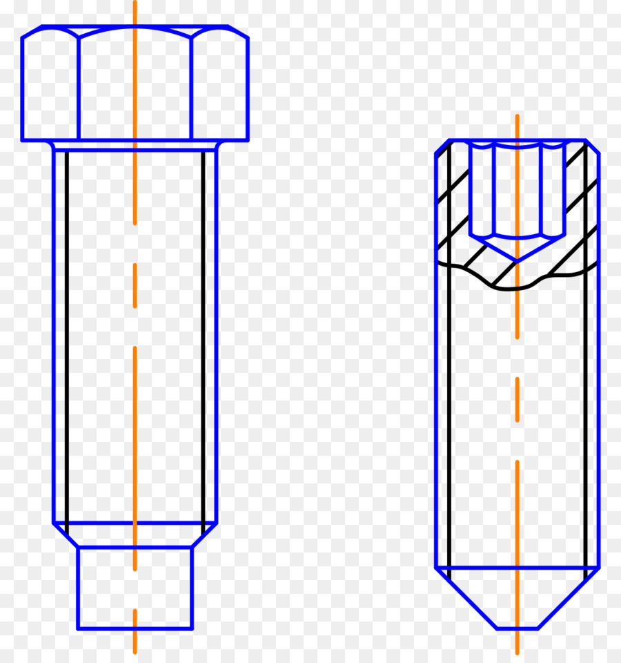 Dibujo Técnico，Tornillo PNG