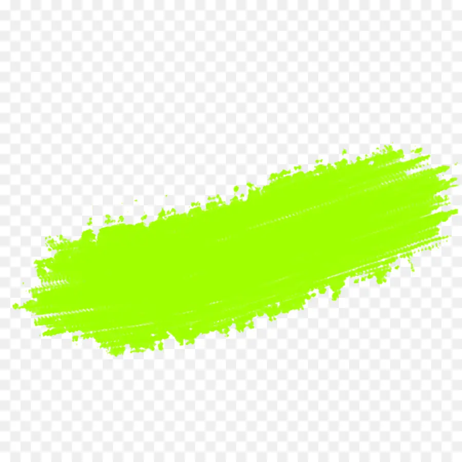 Trazo De Pincel Verde，Pintar PNG