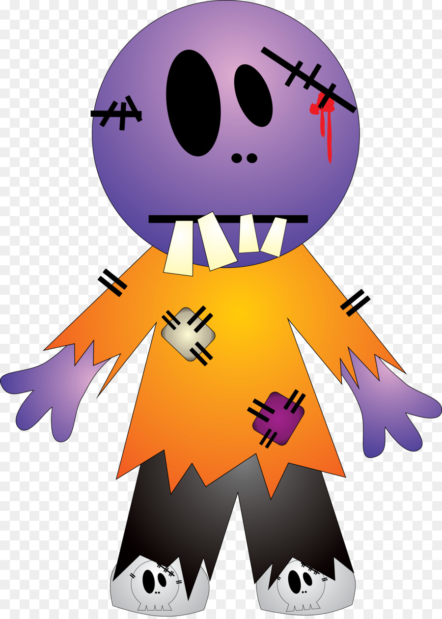 Zombi Morado，Víspera De Todos Los Santos PNG