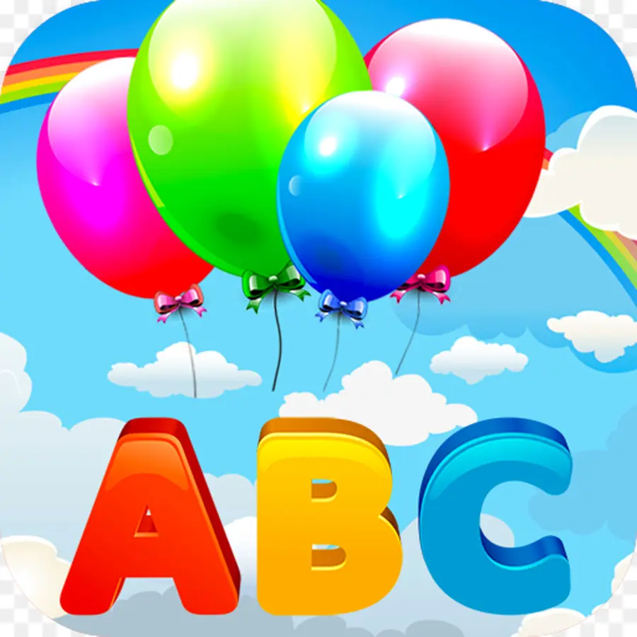 Abc Con Globos，Alfabeto PNG