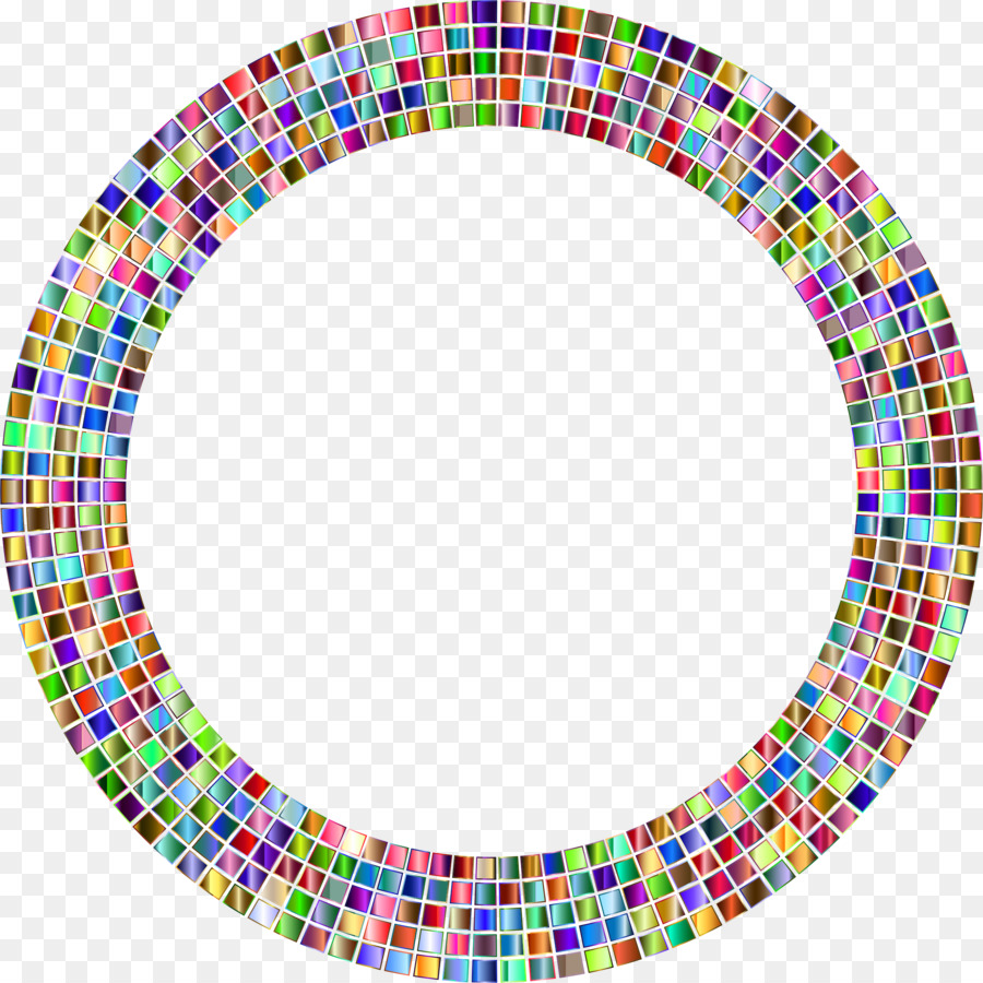 Círculo Colorido，Mosaico PNG