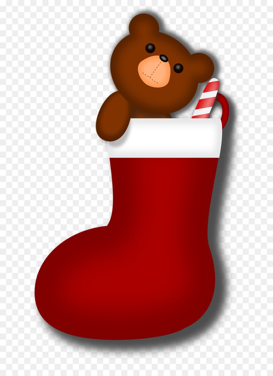 Bastón De Caramelo，Medias De Navidad PNG