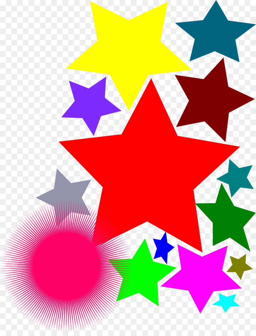 Estrellas Coloridas，Estrellas PNG