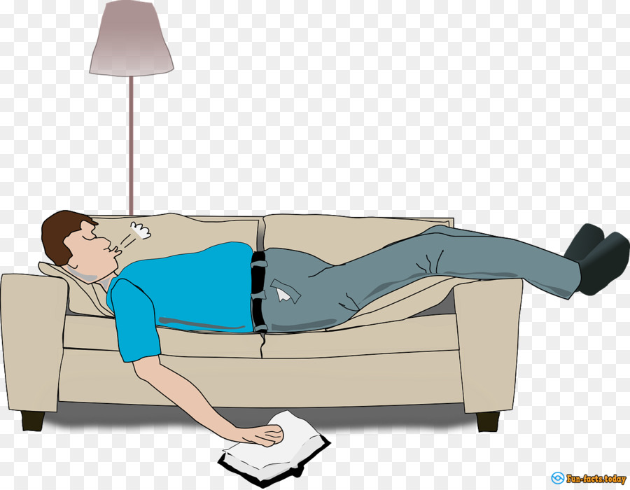 Hombre Dormido，Sofá PNG