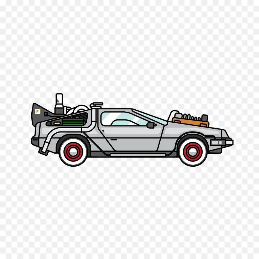 Coche，Delorean Dmc12 PNG