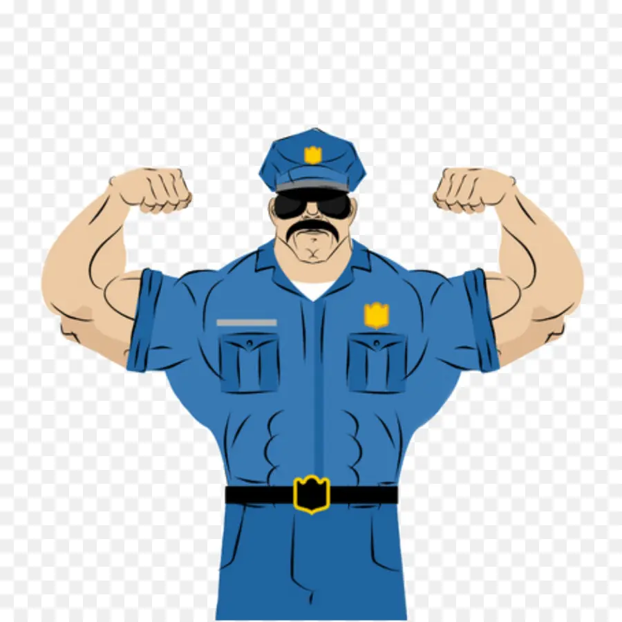 Oficial De Policia Musculoso，Aplicación De La Ley PNG