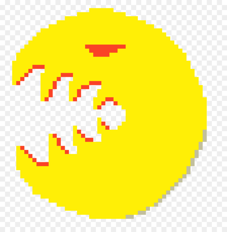 Pacman Amarillo，Arte De Píxeles PNG