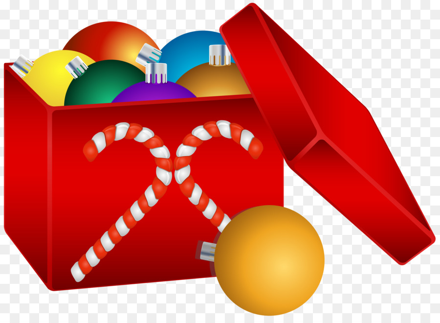 Adornos Navideños，Caja PNG