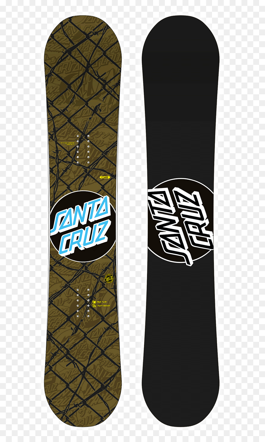 Snowboard，Santa Cruz PNG