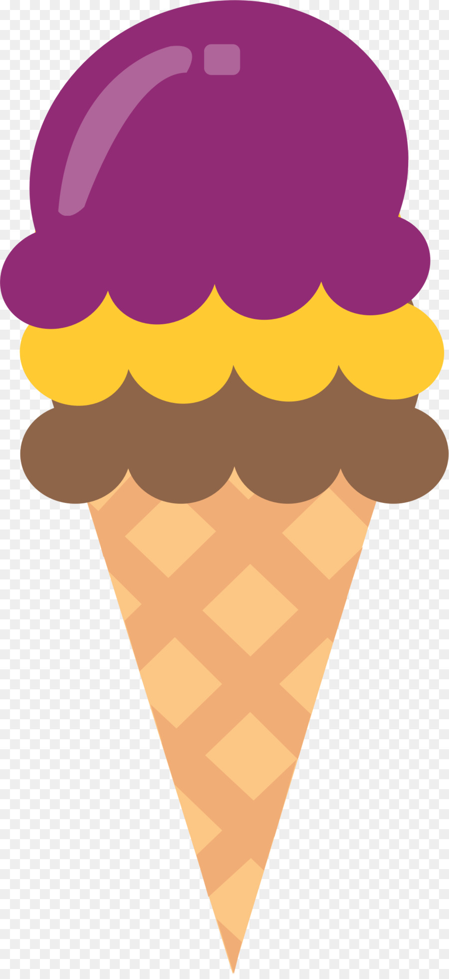 Conos De Helado，Helado PNG