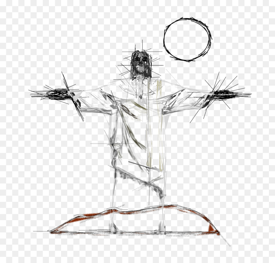 Cristo Redentor，Dibujo PNG