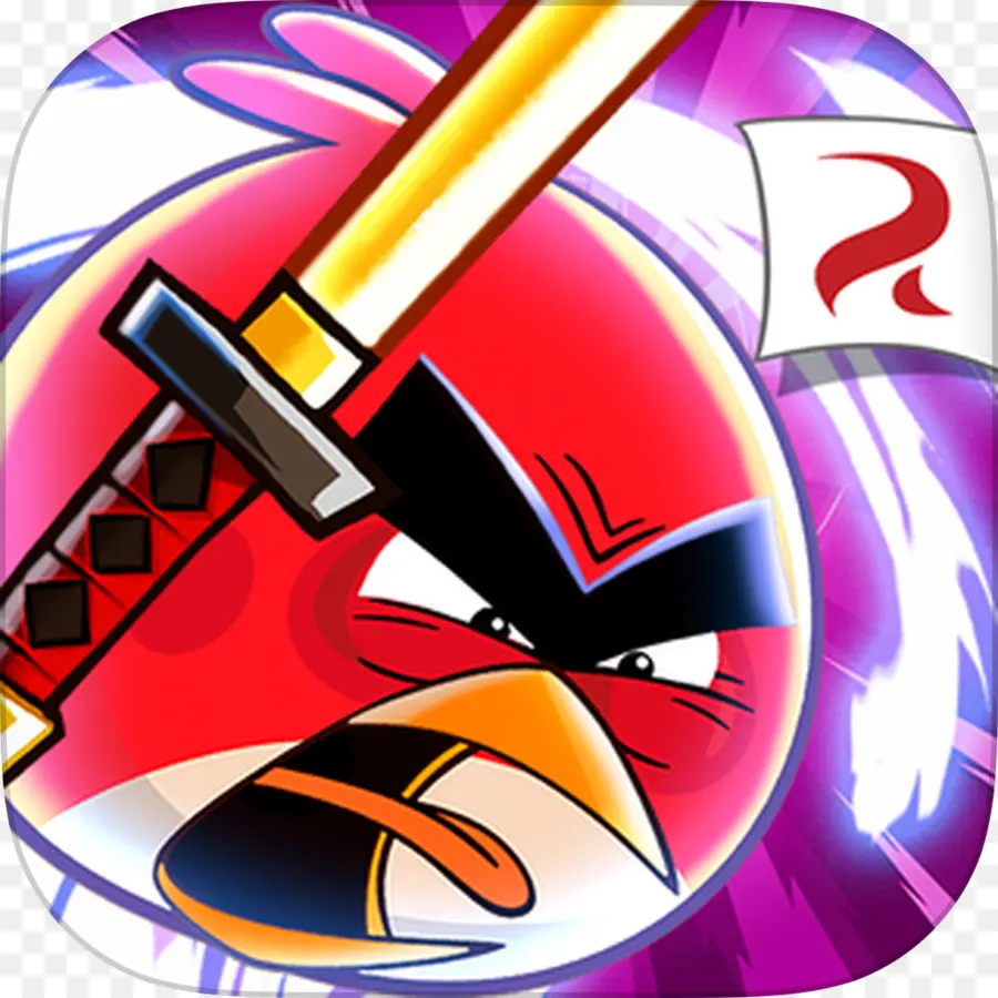 Angry Bird Rojo Con Espada，Juego PNG