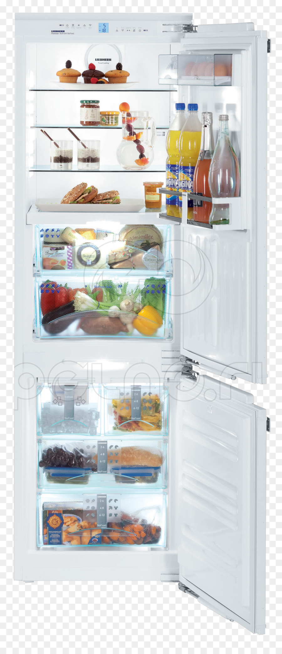 Refrigerador，Abierto PNG