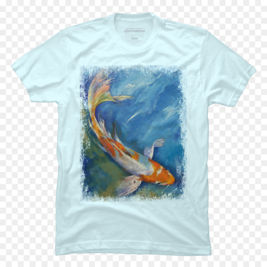 Camiseta，Koi PNG