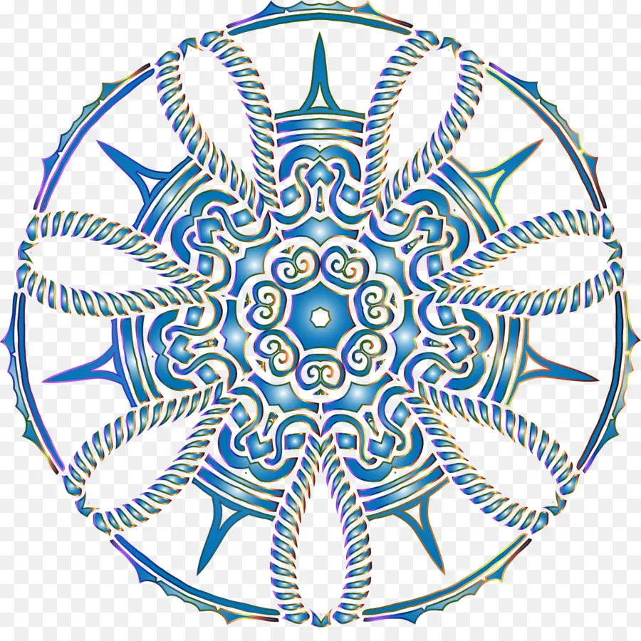 Mándala Colorida，Mandala PNG