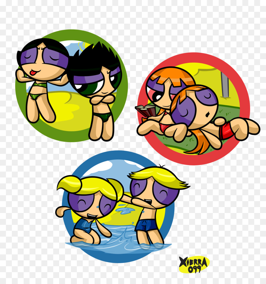 Personajes De Dibujos Animados En La Playa，Verano PNG