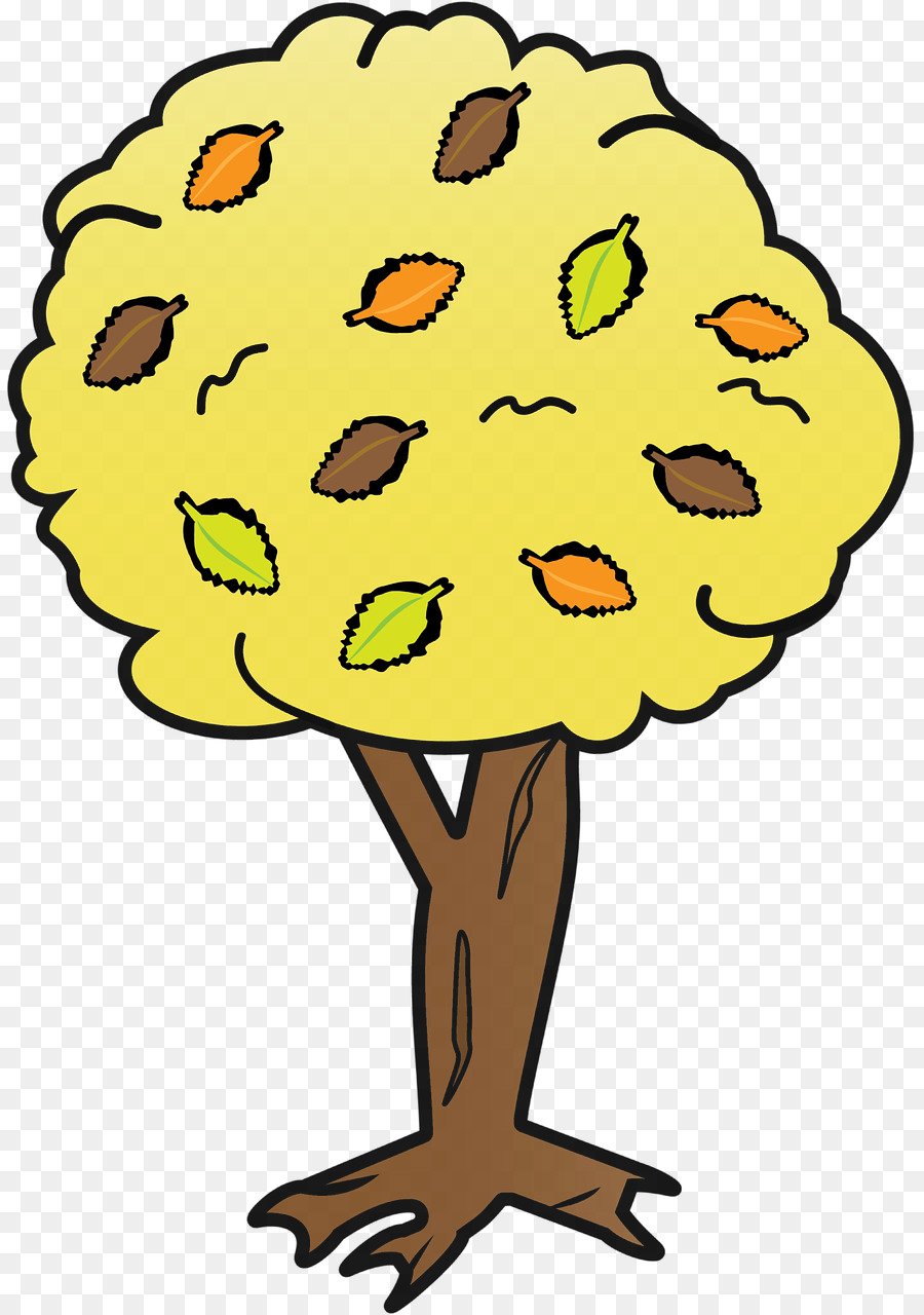 Amarillo，árbol PNG