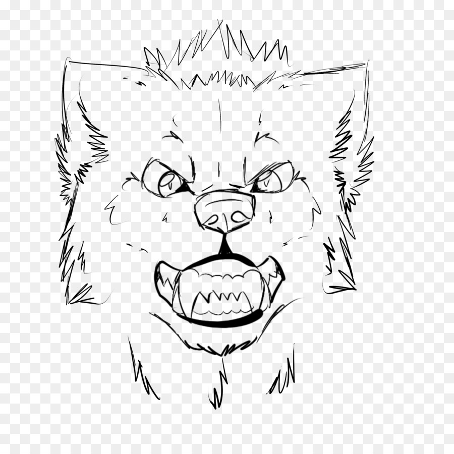 Lobo Gris，Dibujo PNG