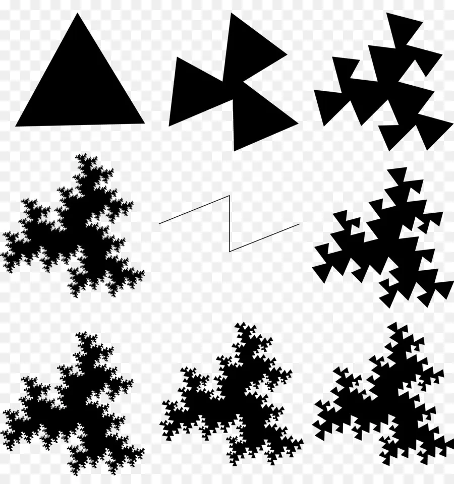 La Geometría Fractal De La Naturaleza，Triángulo PNG