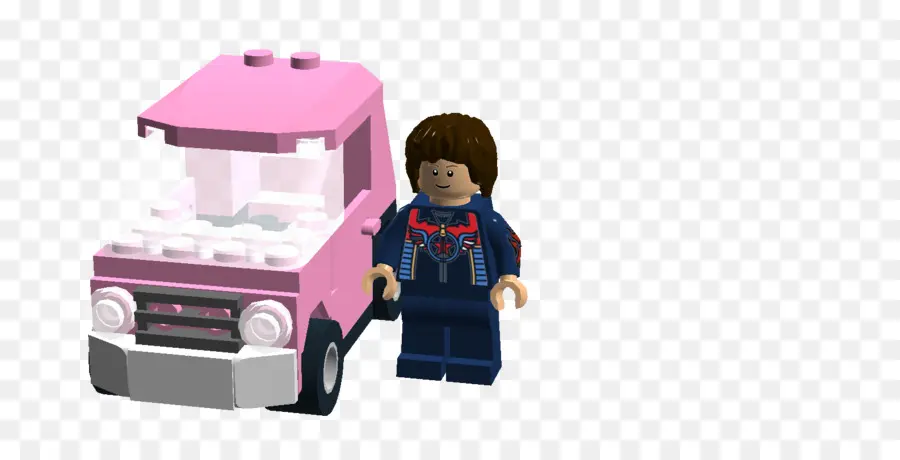 Coche Lego，Rosa PNG