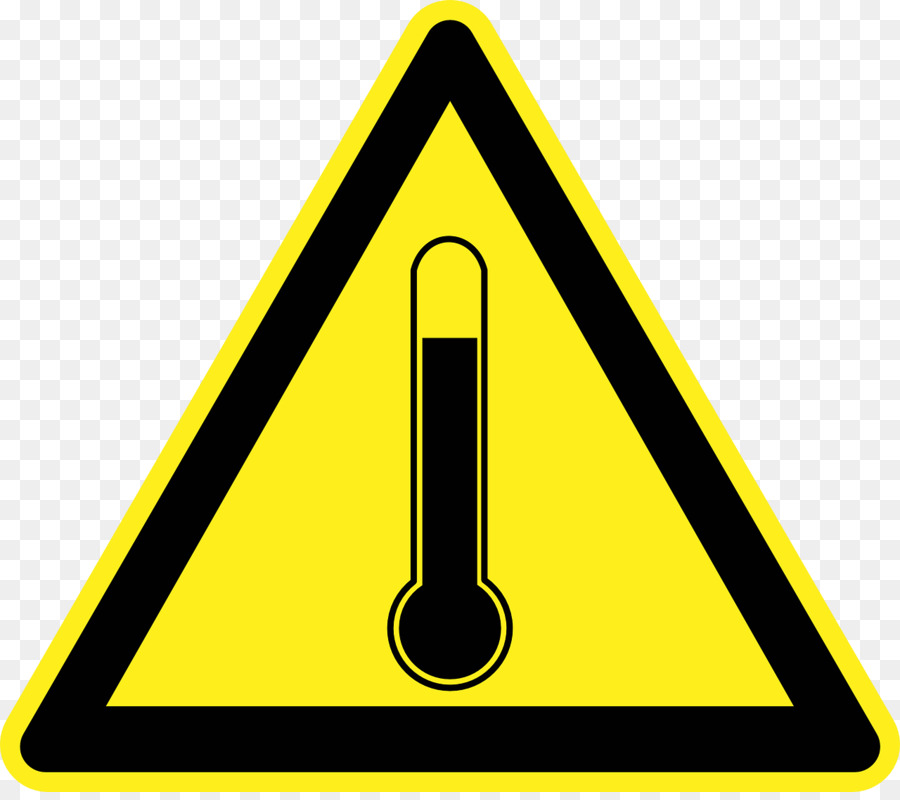 Señal De Advertencia De Temperatura，Precaución PNG