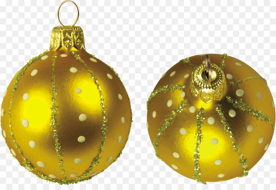 Adornos Dorados，Navidad PNG