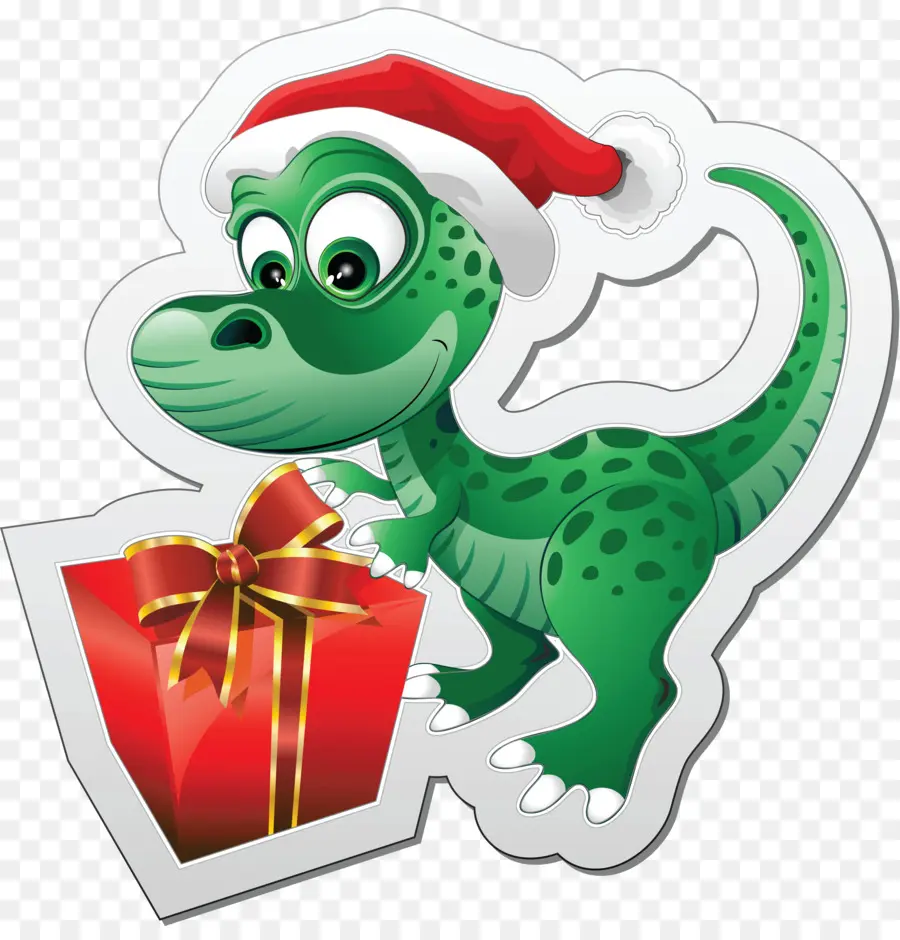 Dinosaurio Con Regalo，Regalo PNG