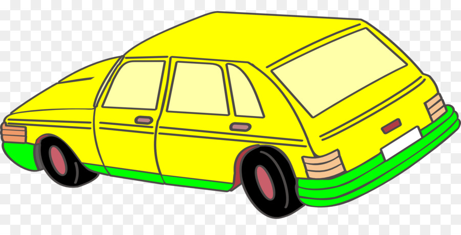 Coche Amarillo，Automóvil PNG