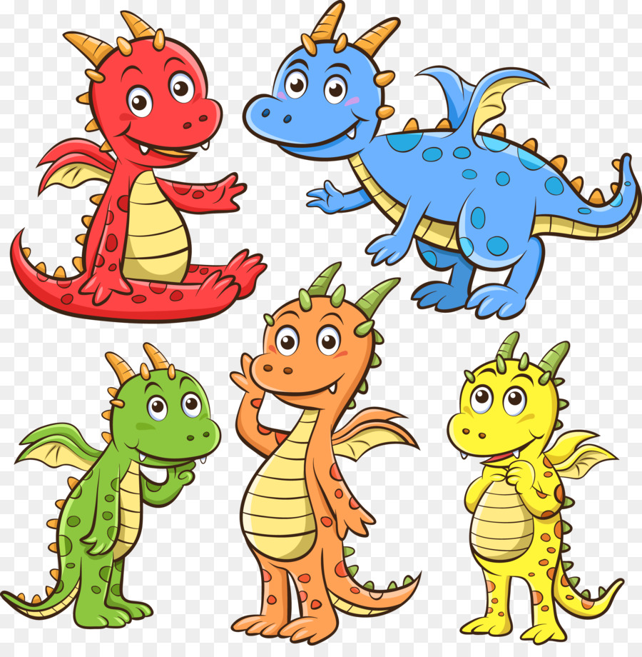 Dragón，De Dibujos Animados PNG