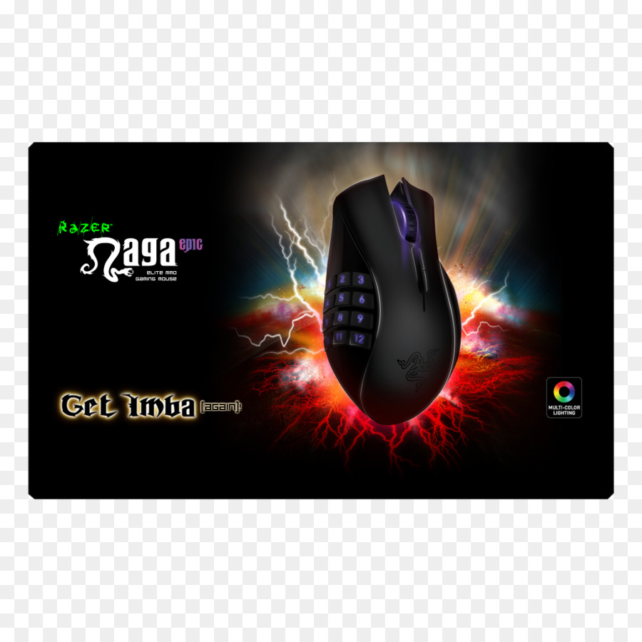 El Ratón De La Computadora，Razer Naga PNG