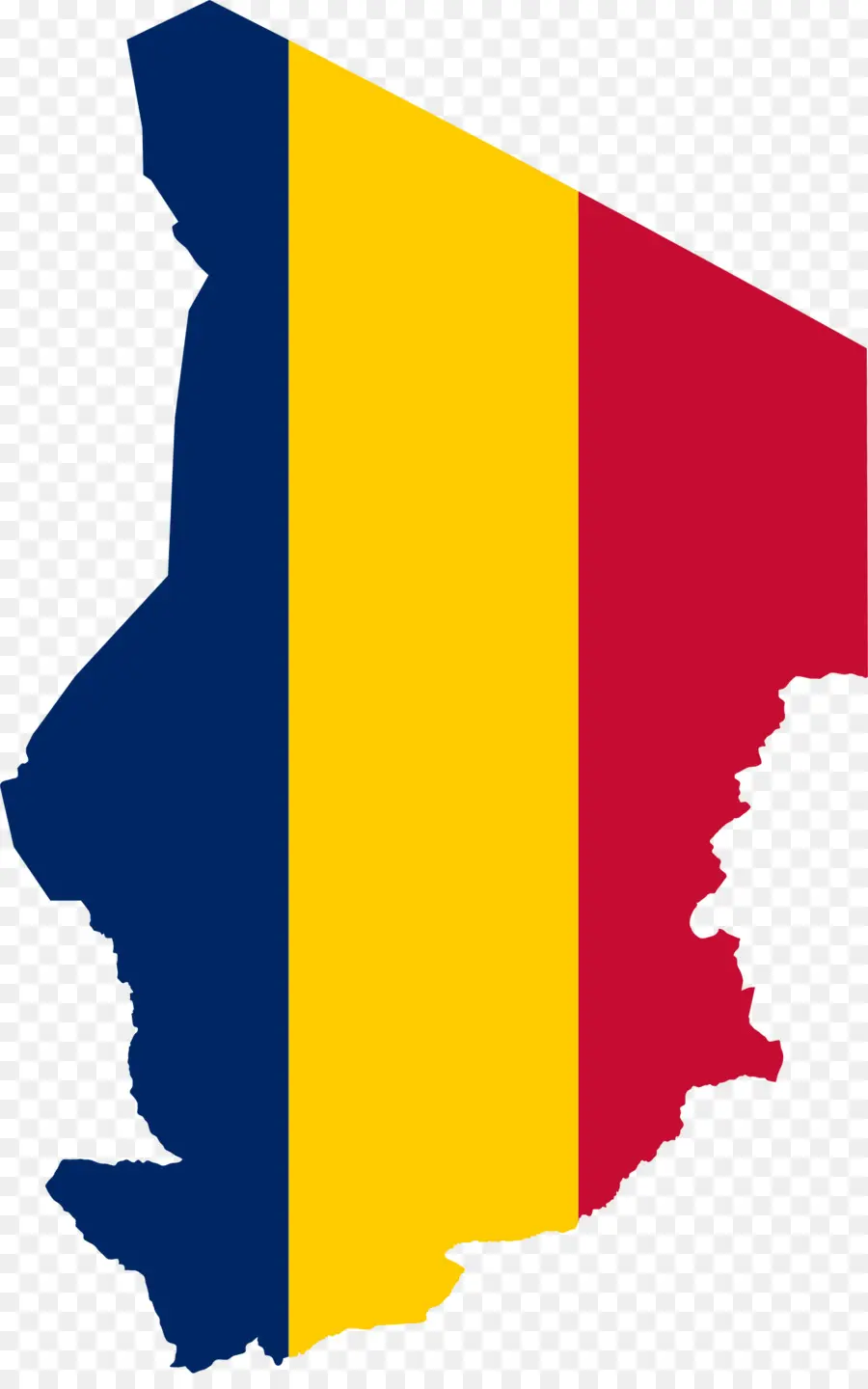 Mapa De Chad，Bandera PNG