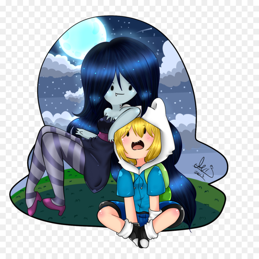 Marceline La Reina Vampiro，Finn El Humano PNG