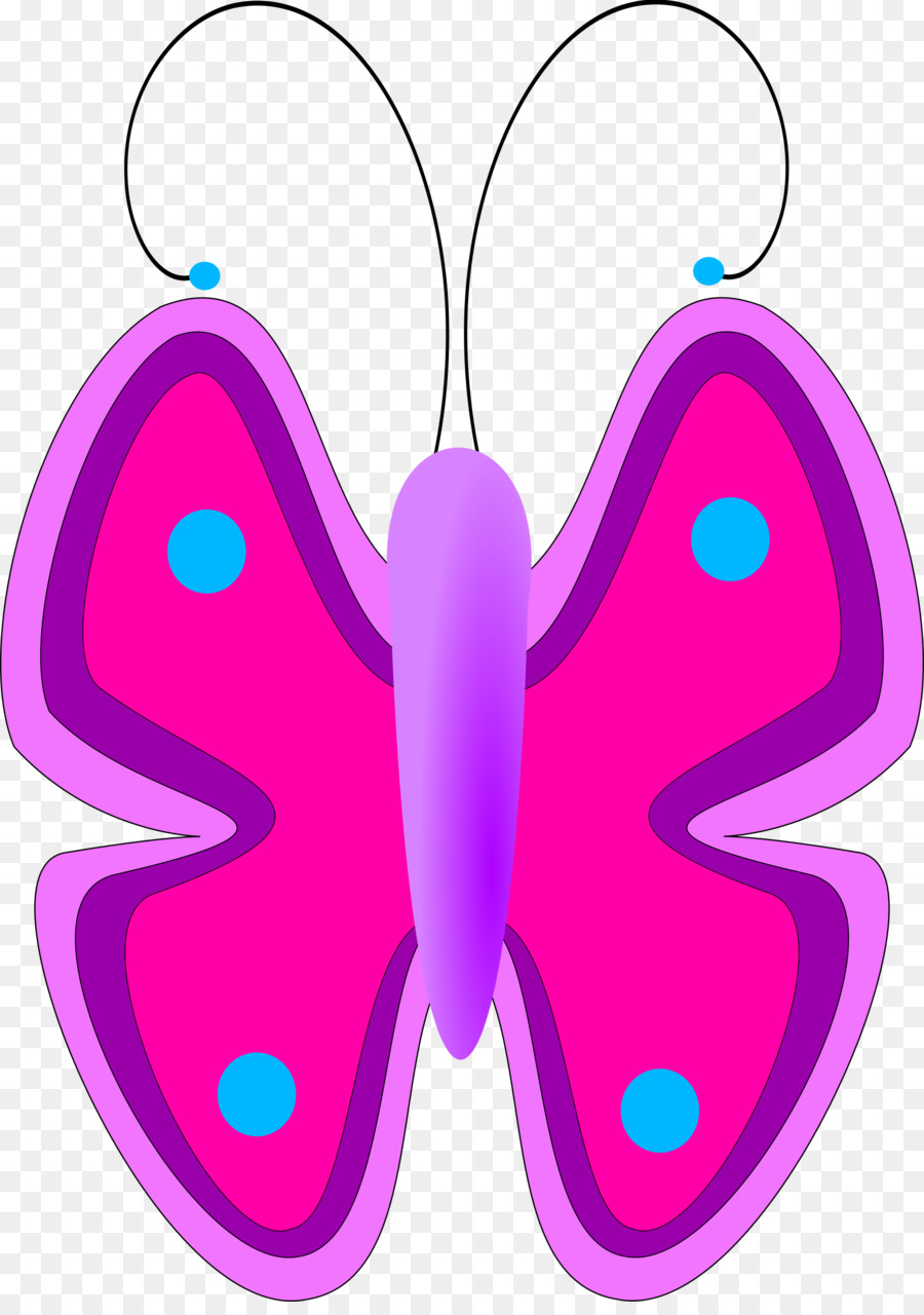 Mariposa，Rosa PNG