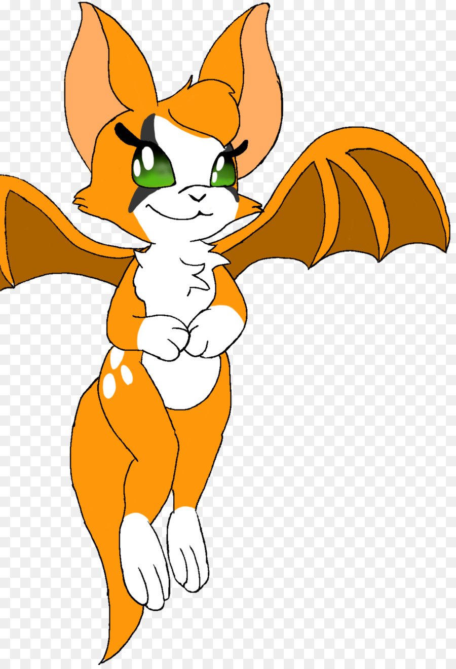 Personaje De Murciélago Naranja，Vuelo PNG